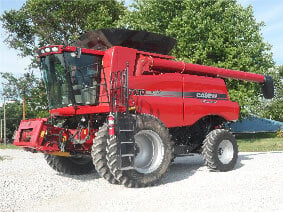 Example of Fox River Tractor harvest equipment